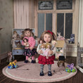 Load image into Gallery viewer, Irina Martin Little Girl Dollhouse Doll Holding her Four Micro Dolls