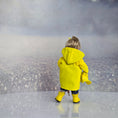 Load image into Gallery viewer, Irina Martin Blonde Little Girl Dollhouse Doll in Raincoat with Umbrella