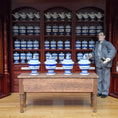 Load image into Gallery viewer, Mini Mundus Blue & White Porcelain Apothecary Jars Set of 4 Style A Group 3