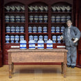 Load image into Gallery viewer, Mini Mundus Blue & White Porcelain Apothecary Jars Set of 4 Style B Group 1