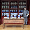 Load image into Gallery viewer, Mini Mundus Blue & White Porcelain Apothecary Jars Set of 4 Style B Group 2