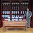 Load image into Gallery viewer, Mini Mundus Blue & White Porcelain Apothecary Jars Set of 4 Style B Group 3
