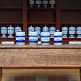 Load image into Gallery viewer, Mini Mundus Blue & White Porcelain Apothecary Jars Set of 4 Style C Group 2