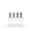 Load image into Gallery viewer, Mini Mundus Blue & White Porcelain Apothecary Jars Set of 4 Style D Group 3