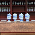 Load image into Gallery viewer, Mini Mundus Blue & White Porcelain Apothecary Jars Set of 4 Style D Group 5