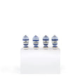 Load image into Gallery viewer, Mini Mundus Blue & White Porcelain Apothecary Jars Set of 4 Style D Group 6