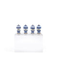 Load image into Gallery viewer, Mini Mundus Blue & White Porcelain Apothecary Jars Set of 4 Style D Group 7