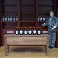 Load image into Gallery viewer, Mini Mundus Set of 6 Amber Glass Apothecary Bottles Style F Group 5