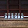 Load image into Gallery viewer, Mini Mundus Set of 6 Clear Glass Apothecary Bottles Style G Group 2