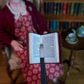 Load image into Gallery viewer, Barbara Raheb "Flower Fables" by Louisa May Alcott 1981 Micro Miniature Book