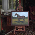 Load image into Gallery viewer, Karry Johnson 2002 Original Miniature Equestrian Oil Painting of a Horse