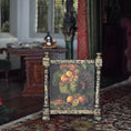 Load image into Gallery viewer, Renee Isabelle Miniature Fireplace Screen with Printed Dutch Still Life Panel