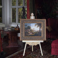 Load image into Gallery viewer, Leslie Smith 1995 River Landscape with Cattle After William Ashford Painting