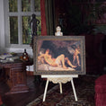 Load image into Gallery viewer, Hope Hoover 2002 Danae with Cupid IGMA Fellow Miniature Oil Painting