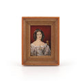 Load image into Gallery viewer, R. Steiler Antique Portrait on Porcelain Framed Miniature Painting