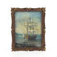 Load image into Gallery viewer, Andrew Nicholls Original Tall Ship Miniature Oil Painting 2016