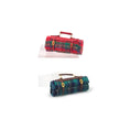 Load image into Gallery viewer, Bonnie Fake Set of 2 Miniature Plaid Camping Blanket Rolls 1:12 Scale