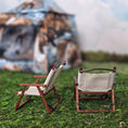 Load image into Gallery viewer, Bonnie Fake Outdoor Camping Chairs Pair #2 of 2 Dollhouse Miniatures