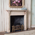 Load image into Gallery viewer, Vintage Gothic Brass Fireplace Fire Grate with Removable Coals