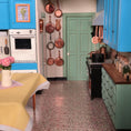 Load image into Gallery viewer, Julia Child's Television Kitchen Replica Room Box by Terry Harville