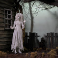 Load image into Gallery viewer, Maysi-Art OOAK Ghostly Lady in Handcrafted Paper Dress Dollhouse Doll