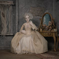 Load image into Gallery viewer, Julie Campbell Ghost Grandmother Seated Dollhouse Doll in Period Gown