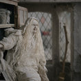 Load image into Gallery viewer, RESERVED RICK The Kitchen Witch Ghost Sculpted Doll & Cabinet Marcia Backstrom OOAK