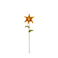 Load image into Gallery viewer, Georgia Marfels Orange Tiger Lily Cat Flower with Blue Glass Eyes