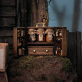 Load image into Gallery viewer, Kim Murdock Doctor’s Traveling Embalming Kit Cabinet Miniature