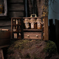 Load image into Gallery viewer, Kim Murdock Doctor’s Traveling Embalming Kit Cabinet Miniature