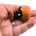 Load image into Gallery viewer, Black Cat in Jack-o’-Lantern by Bridget McCarty Halloween Decor
