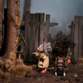 Load image into Gallery viewer, Witch Mouse Character Doll with Traveling Cart by Aleah Klay