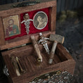 Load image into Gallery viewer, Miniature Vampire Hunting Chest with Artisan Accessories
