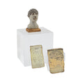 Load image into Gallery viewer, Miniature Phrenology Head with Antique-Style Charts Medical Decor