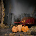 Load image into Gallery viewer, Hand-Sculpted Clay Pumpkin Trio 1:12 Scale Halloween Miniatures
