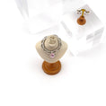 Load image into Gallery viewer, Sun Lemmens Pink Rhinestone Necklace & Earrings Jewelry Set