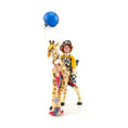 Load image into Gallery viewer, Maureen Thomas Circus Giraffe with Child Clown & Balloon 1:12 Dollhouse Miniature
