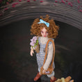 Load image into Gallery viewer, CosyDolls “Melody” Young Woman Dollhouse Doll with Bread Basket & Flowers