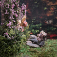 Load image into Gallery viewer, Aleah Klay OOAK Fairy Mouse Mother with Baby, Butterfly Wings & Flower Crown