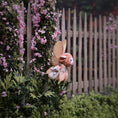 Load image into Gallery viewer, Aleah Klay OOAK Flower Fairy Mouse with Golden Wings & Tiny Teddy in Honey Pot