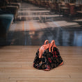 Load image into Gallery viewer, The Doll’s Cobbler Victorian Carpet Bag with Leather Straps & Floral Textile