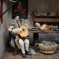 Load image into Gallery viewer, Derdriu Dolls OOAK Tudor Gentleman Porcelain Dollhouse Doll, Poseable