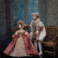 Load image into Gallery viewer, Artisan OOAK Tudor Gentleman Porcelain Dollhouse Doll, Poseable