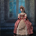 Load image into Gallery viewer, OOAK Tudor Lady Porcelain Dollhouse Doll with Beaded Headpiece