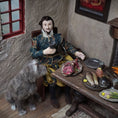 Load image into Gallery viewer, Medieval Gentleman Porcelain Doll with Sword, Goblet & Handmade Leather Shoes