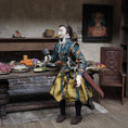 Load image into Gallery viewer, Medieval Gentleman Porcelain Doll with Sword, Goblet & Handmade Leather Shoes