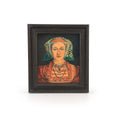 Load image into Gallery viewer, Anne of Cleves Fred Marsh Miniature Portrait After Hans Holbein 2004
