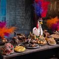 Load image into Gallery viewer, Gramarye Keep Roasted Swan Tudor Feast Centerpiece by Val Adams