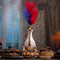 Load image into Gallery viewer, Gramarye Keep Roasted Swan Tudor Feast Centerpiece by Val Adams
