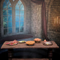 Load image into Gallery viewer, Val Adams Gramarye Keep Tudor Spiced Meat Pie with Dried Fruit Miniature 1:12 Scale